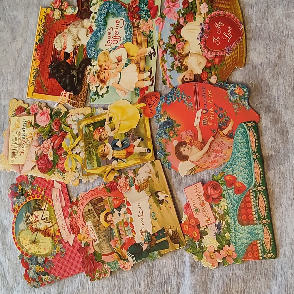 Punch Studio Victorian Style Die Cut Valentines 9